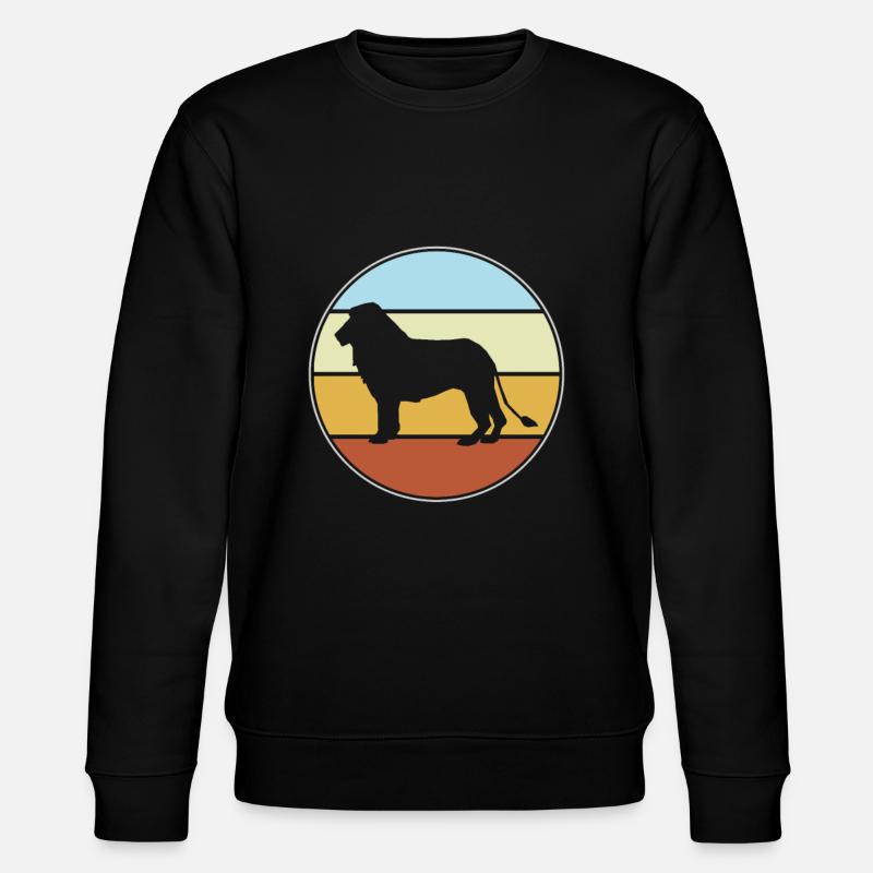 Lion rétro - Sweat bio CHANGER Stanley/Stella Unisexe - noir