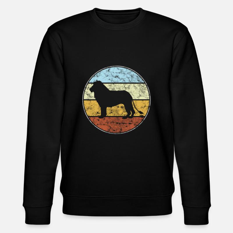 Lion rétro - Sweat bio CHANGER Stanley/Stella Unisexe - noir