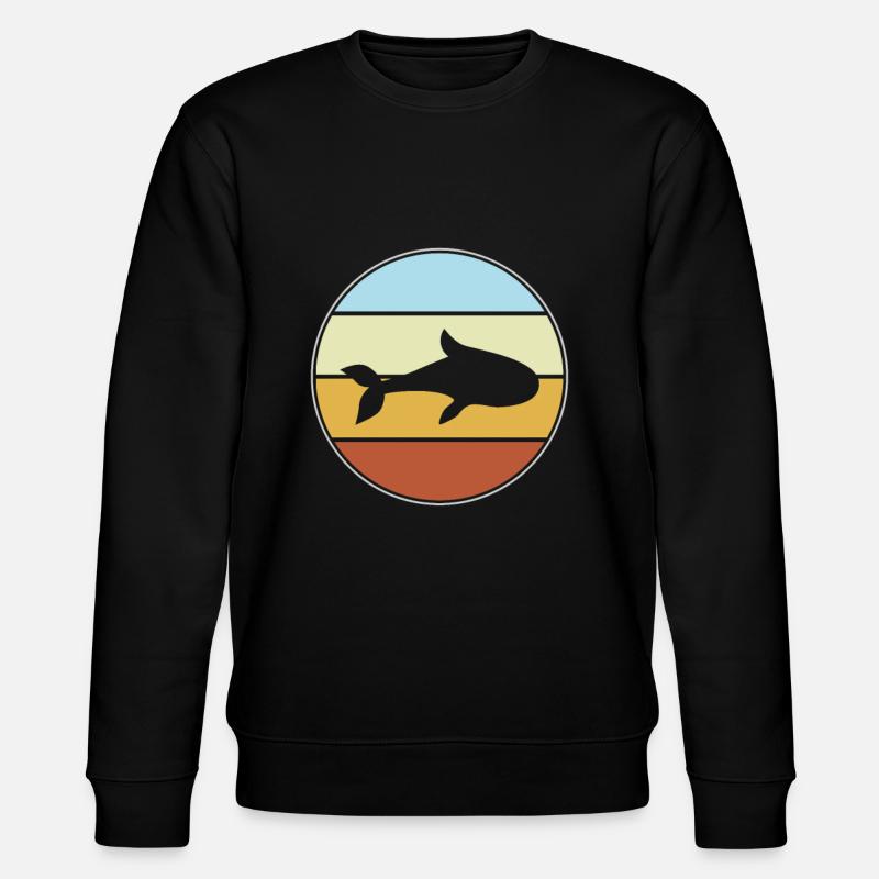 Poisson Rétro - Sweat bio CHANGER Stanley/Stella Unisexe - noir