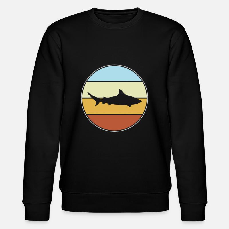 Hai Retro - Stanley/Stella Unisex Bio-Sweatshirt CHANGER  - Schwarz