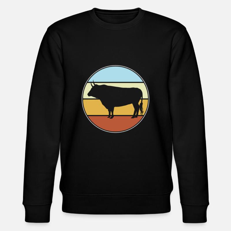 Taurus Retro - Stanley/Stella CHANGER Unisex Organic Sweatshirt - black