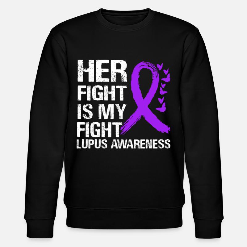 Sensibilisation au lupus - Sweat bio CHANGER Stanley/Stella Unisexe - noir