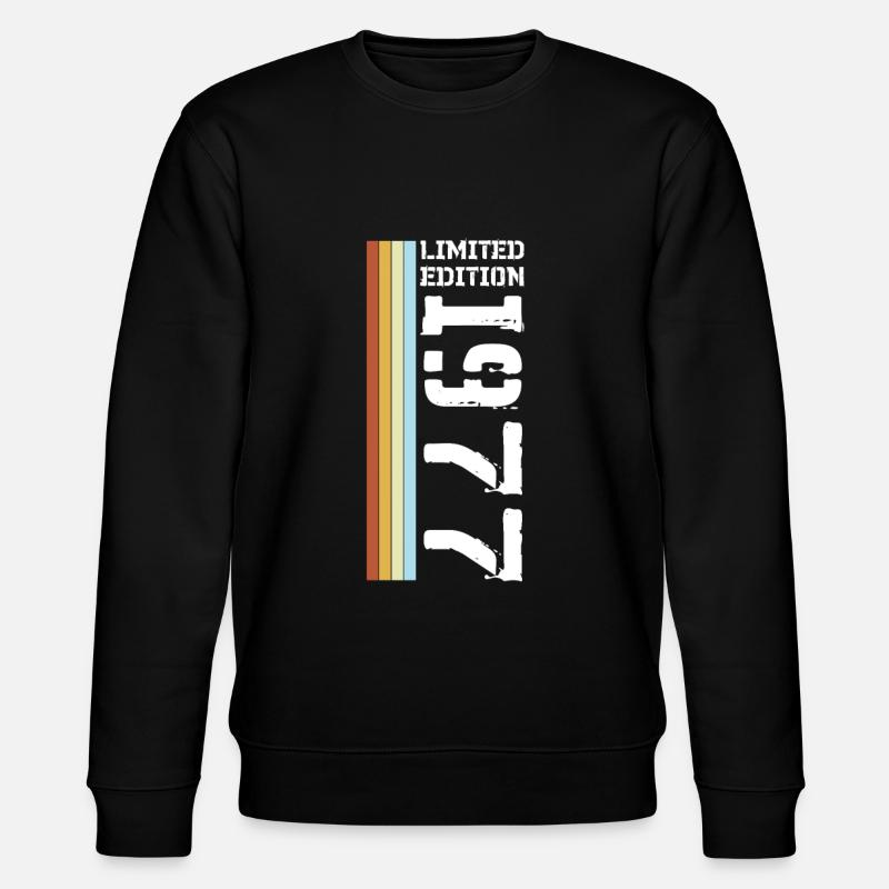 Édition limitée 1977 - Sweat bio CHANGER Stanley/Stella Unisexe - noir
