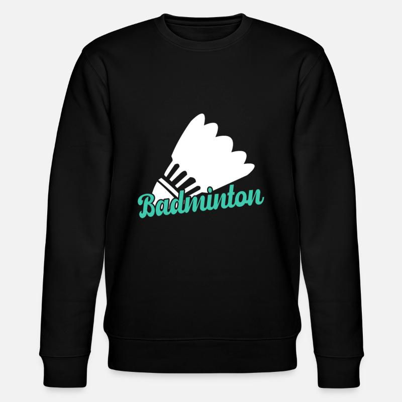 Badminton - Sweat bio CHANGER Stanley/Stella Unisexe - noir