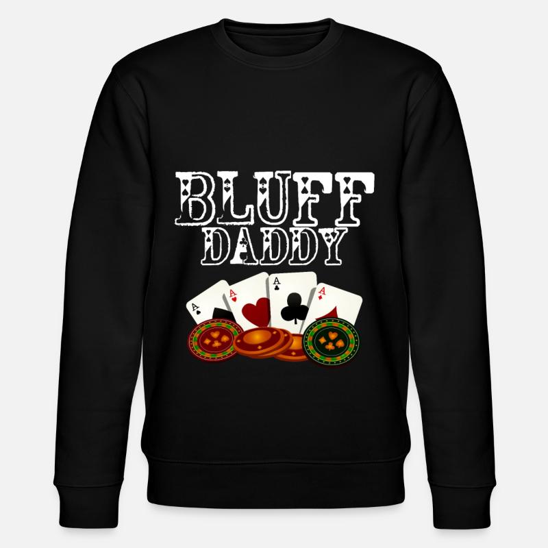 Bluff Daddy 4 - Stanley/Stella CHANGER Unisex Organic Sweatshirt - black