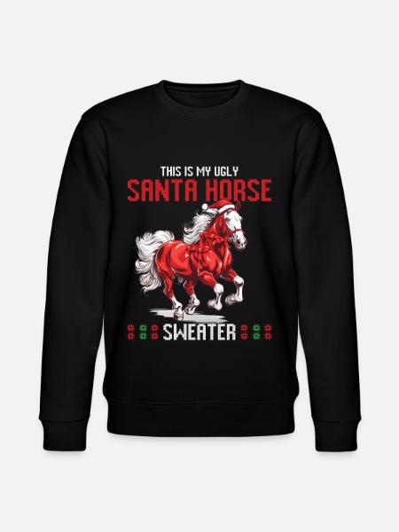 Det här är min jultröja - Ekologisk sweatshirt CHANGER unisex från Stanley/Stella - svart