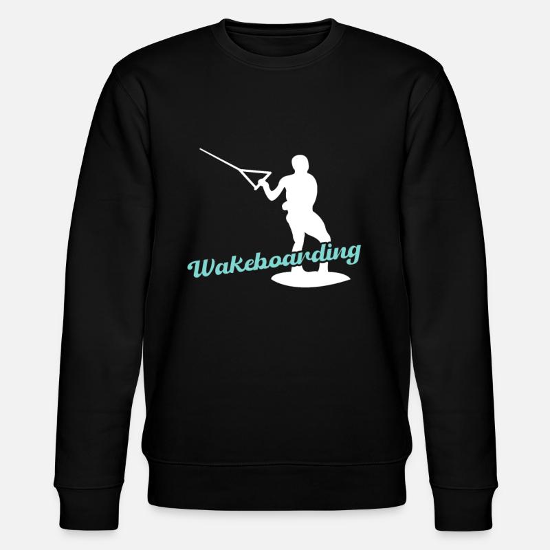 Wakeboard - Sweat bio CHANGER Stanley/Stella Unisexe - noir