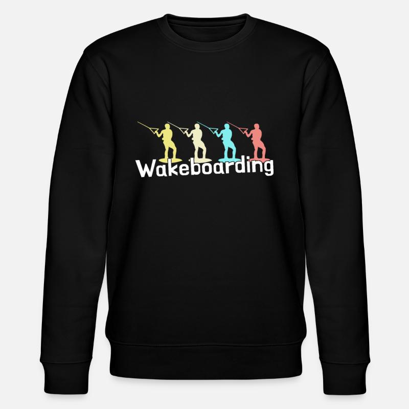 Wakeboarding - Stanley/Stella Unisex Bio-Sweatshirt CHANGER  - Schwarz