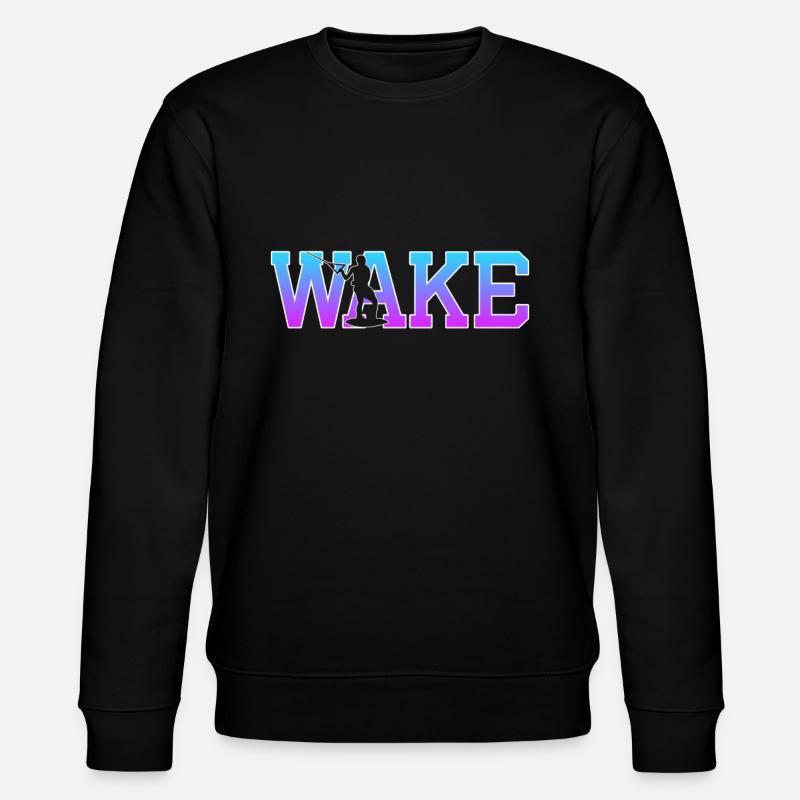 Wakeboard - Sweat bio CHANGER Stanley/Stella Unisexe - noir