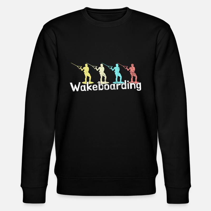 Wakeboarding - Stanley/Stella Unisex Bio-Sweatshirt CHANGER  - Schwarz