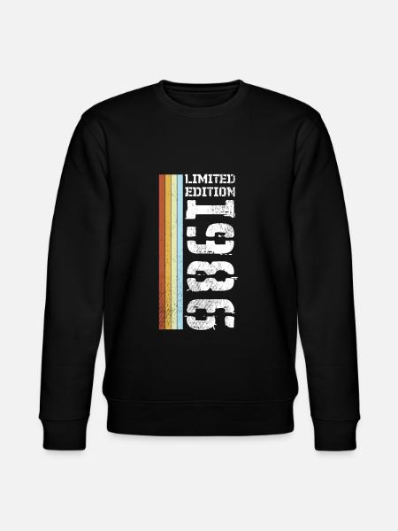 Limited Edition Retro 1986 - Stanley/Stella Unisex Bio-Sweatshirt CHANGER  - Schwarz