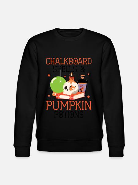 Table Magic & Pumpkin Potions Halloween - Stanley/Stella CHANGER Unisex Organic Sweatshirt - black