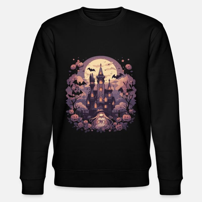 Hexe Helloween Hexen Outfit Hexen - Stanley/Stella Unisex Bio-Sweatshirt CHANGER  - Schwarz