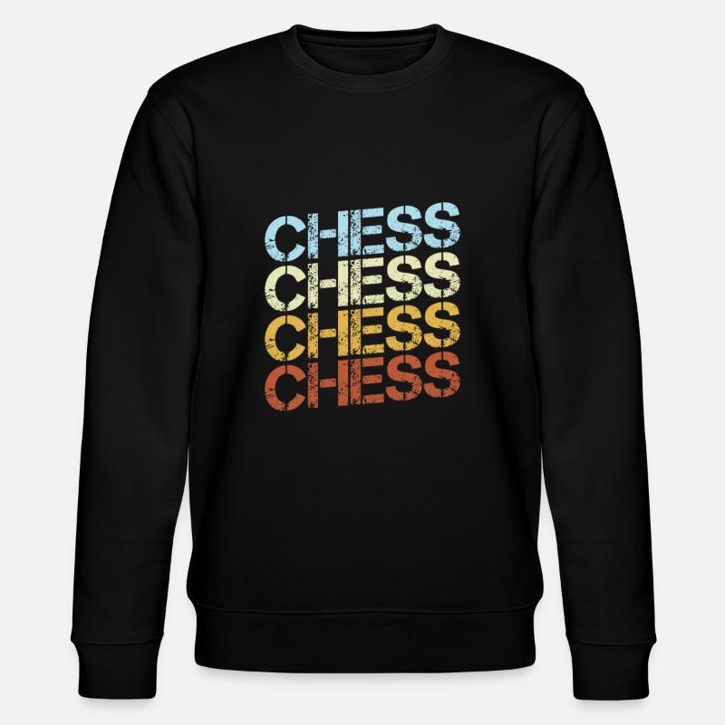 Échecs Rétro - Sweat bio CHANGER Stanley/Stella Unisexe - noir