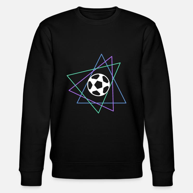 Fußball - Stanley/Stella Unisex Bio-Sweatshirt CHANGER  - Schwarz