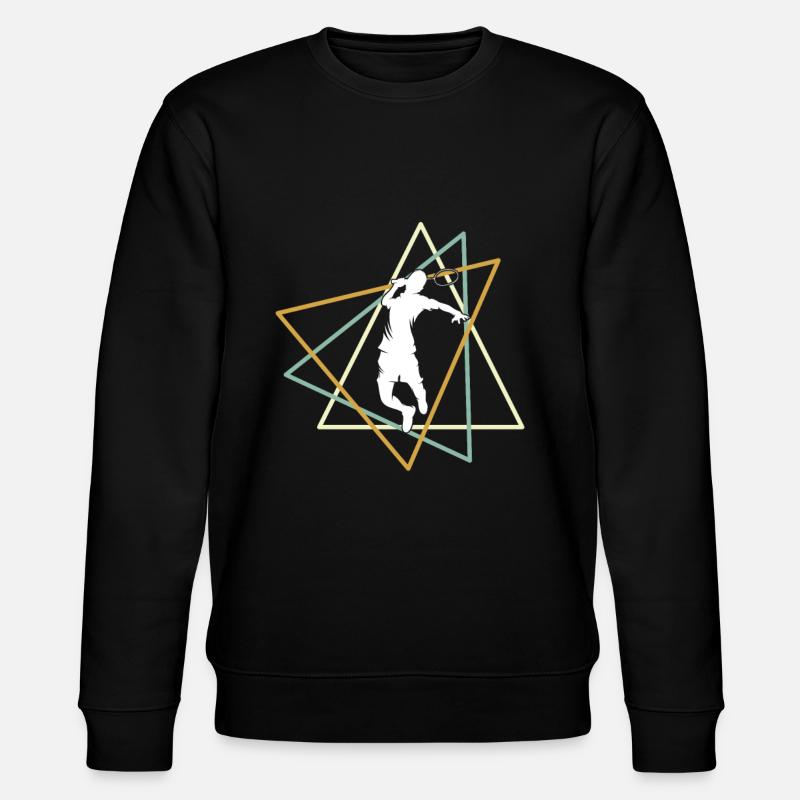 Badminton - Sweat bio CHANGER Stanley/Stella Unisexe - noir