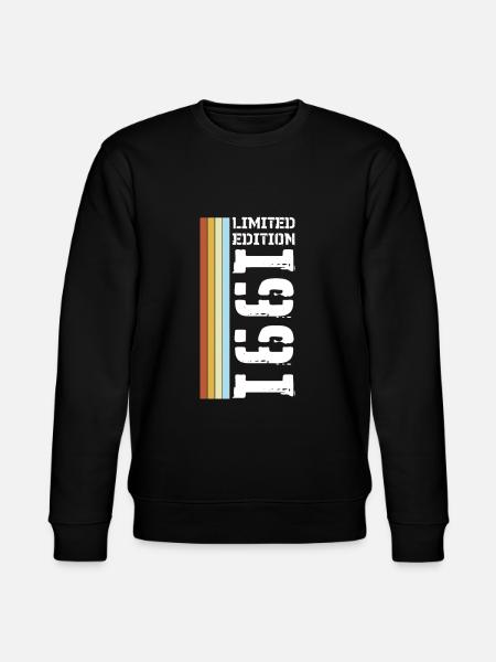 Limited Edition Retro 1991 - Stanley/Stella Unisex Bio-Sweatshirt CHANGER - Schwarz