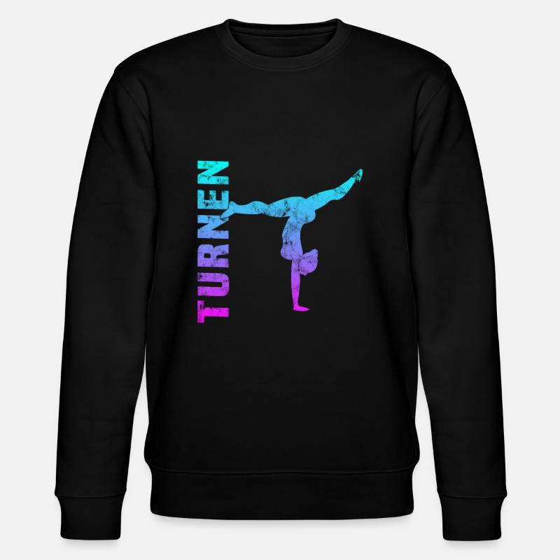 Turnen - Stanley/Stella Unisex Bio-Sweatshirt CHANGER  - Schwarz