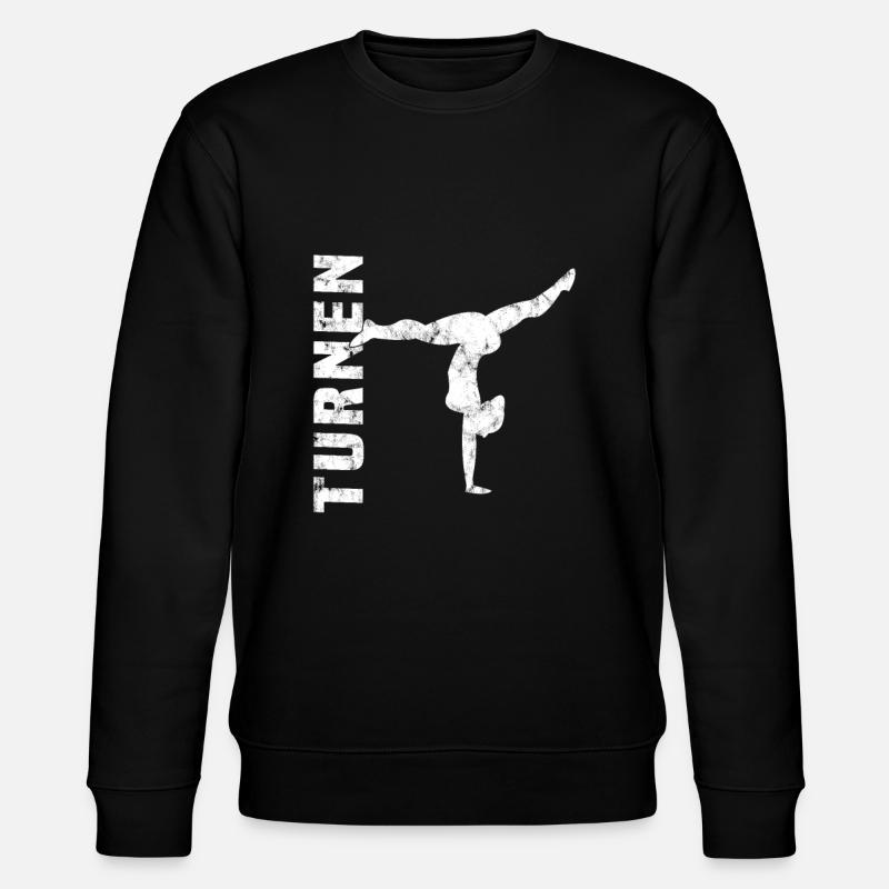 Turnen - Stanley/Stella Unisex Bio-Sweatshirt CHANGER  - Schwarz