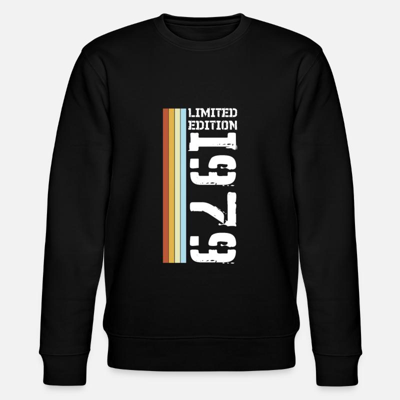 Edition Limitée Rétro 1979 - Sweat bio CHANGER Stanley/Stella Unisexe - noir