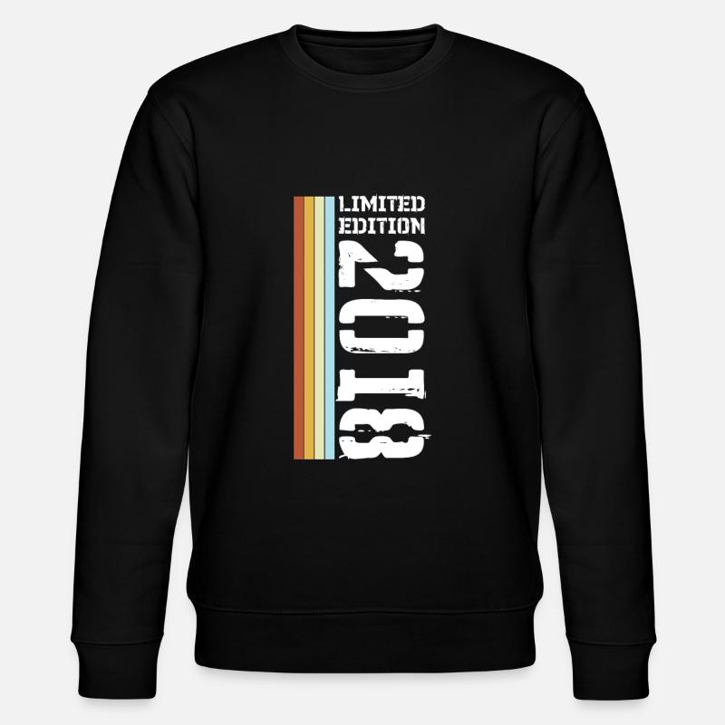 Édition Limitée Rétro 2018 - Sweat bio CHANGER Stanley/Stella Unisexe - noir