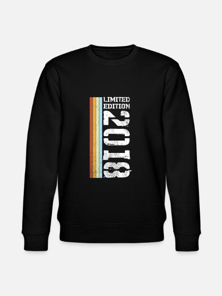 Limited Edition Retro 2018 - Stanley/Stella Unisex Bio-Sweatshirt CHANGER - Schwarz