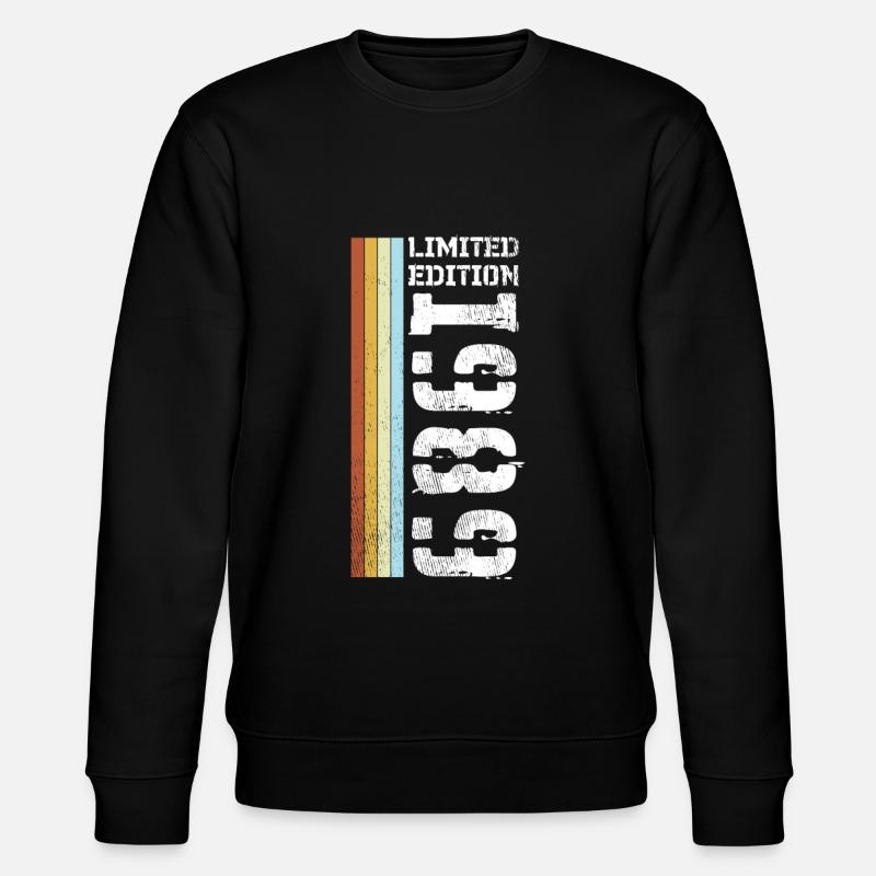 Edition Limitée Rétro 1989 - Sweat bio CHANGER Stanley/Stella Unisexe - noir