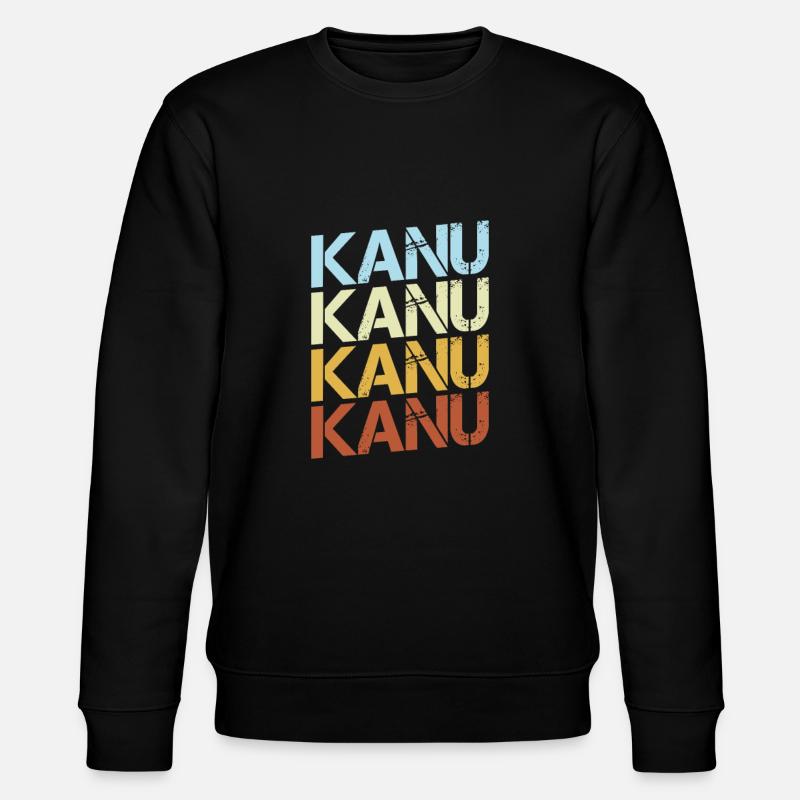 Kanu Retro - Stanley/Stella Unisex Bio-Sweatshirt CHANGER  - Schwarz