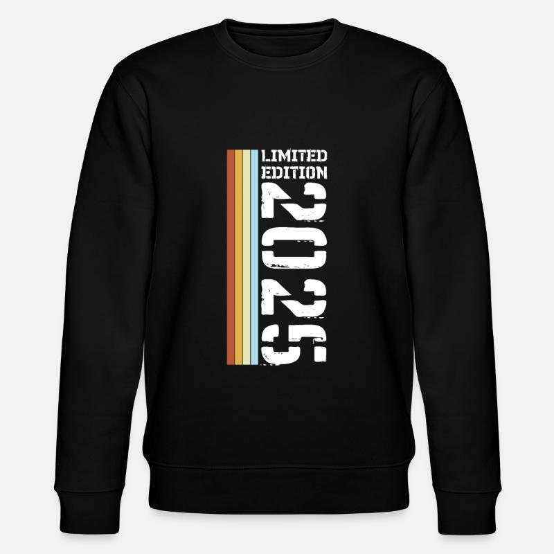 Limited Edition Retro 2025 - Stanley/Stella Unisex Bio-Sweatshirt CHANGER  - Schwarz