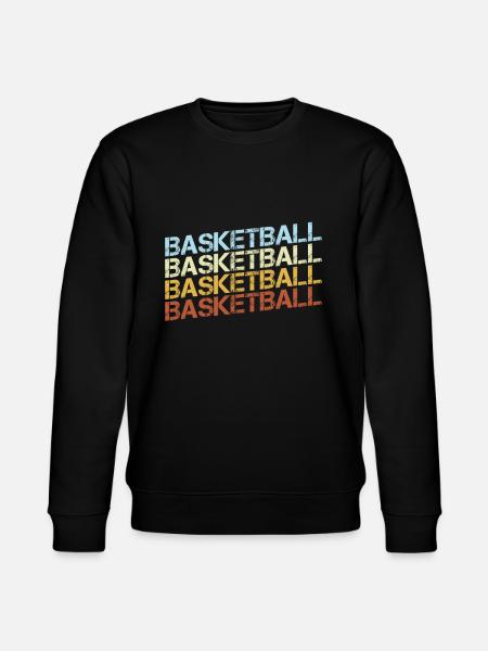 Basketball Retro - Stanley/Stella CHANGER Unisex Organic Sweatshirt - black