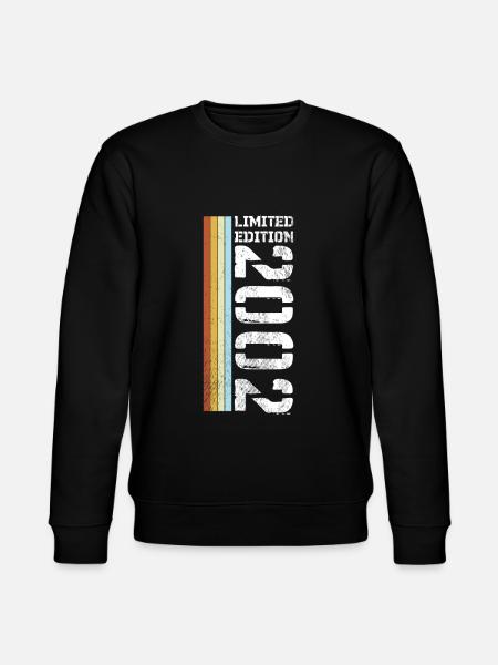 Limited Edition Retro 2002 - Stanley/Stella Unisex Bio-Sweatshirt CHANGER  - Schwarz