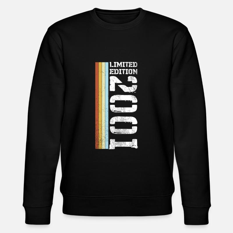 Limited Edition Retro 2001 - Stanley/Stella Unisex Bio-Sweatshirt CHANGER  - Schwarz