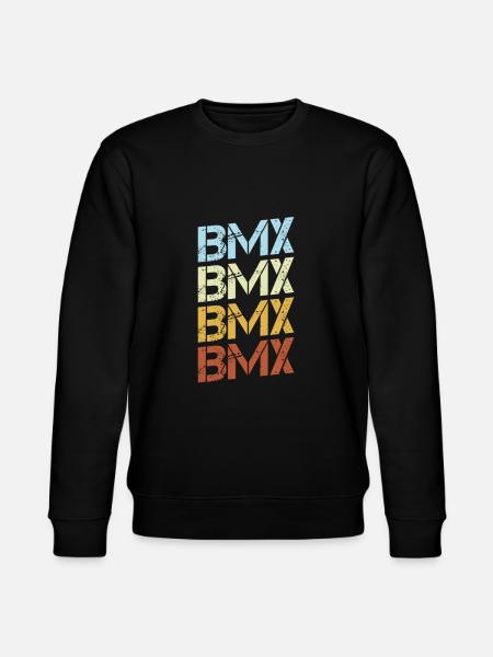 BMX Retro - Stanley/Stella CHANGER Unisex Organic Sweatshirt - black