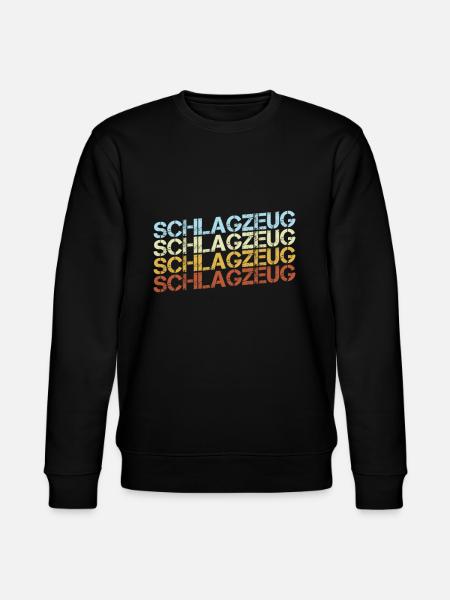 Schlagzeug Retro - Stanley/Stella Unisex Bio-Sweatshirt CHANGER  - Schwarz