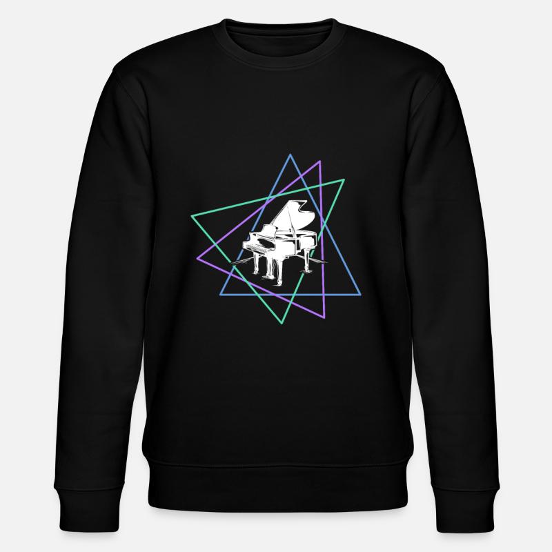 Piano - Sweat bio CHANGER Stanley/Stella Unisexe - noir