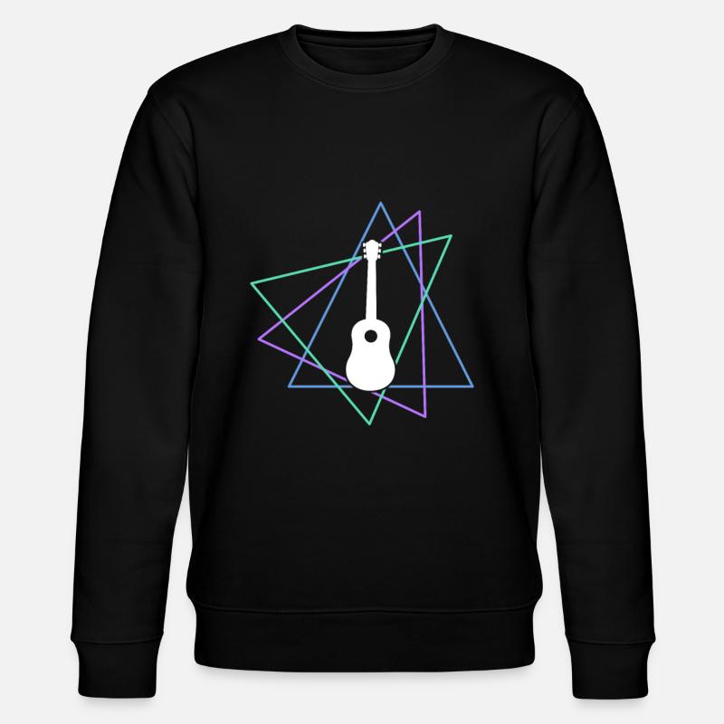 Guitar - Stanley/Stella CHANGER Unisex Organic Sweatshirt - black
