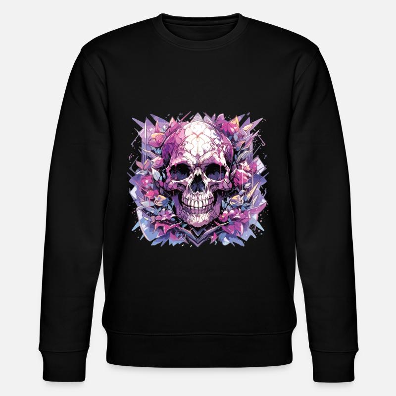 Crâne - Sweat bio CHANGER Stanley/Stella Unisexe - noir