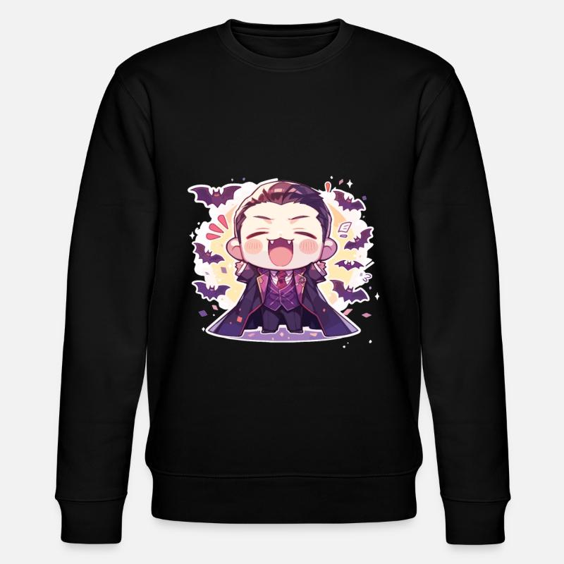 Vampir - Stanley/Stella Unisex Bio-Sweatshirt CHANGER  - Schwarz