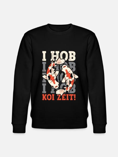 I Hob Koi Zeit! - Stanley/Stella Unisex Bio-Sweatshirt CHANGER  - Schwarz