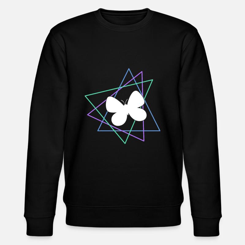 Papillon - Sweat bio CHANGER Stanley/Stella Unisexe - noir