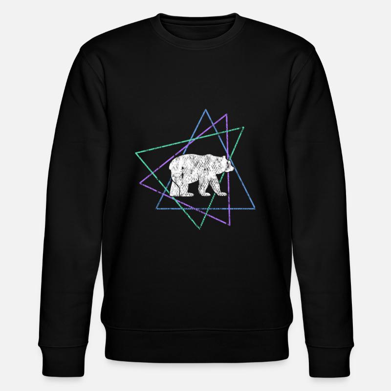 Bear - Stanley/Stella CHANGER Unisex Organic Sweatshirt - black