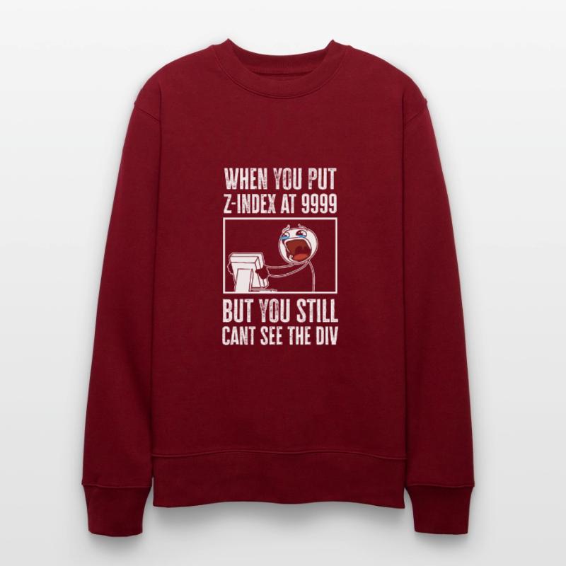 Programmierer Humor Coding Witze Entwickler Stanley/Stella Unisex Bio-Sweatshirt CHANGER 