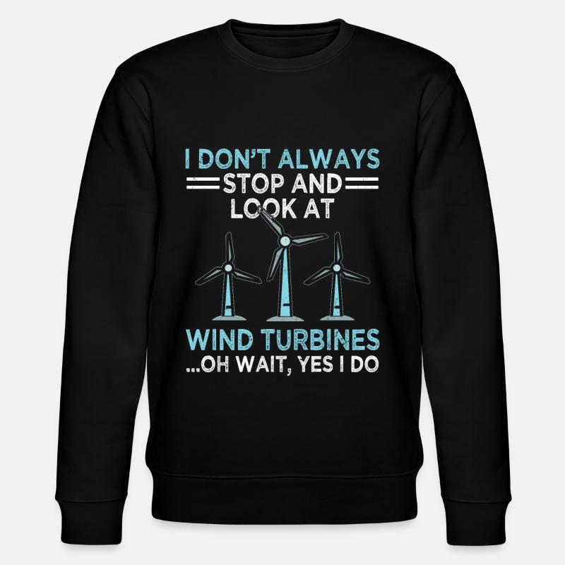 Éolienne Éolienne Énergie renouvelable - Sweat bio CHANGER Stanley/Stella Unisexe - noir