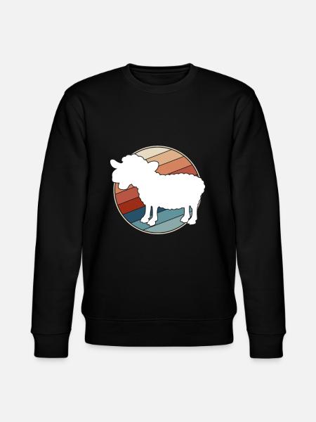 Sheep Retro - Stanley/Stella CHANGER Unisex Organic Sweatshirt - black
