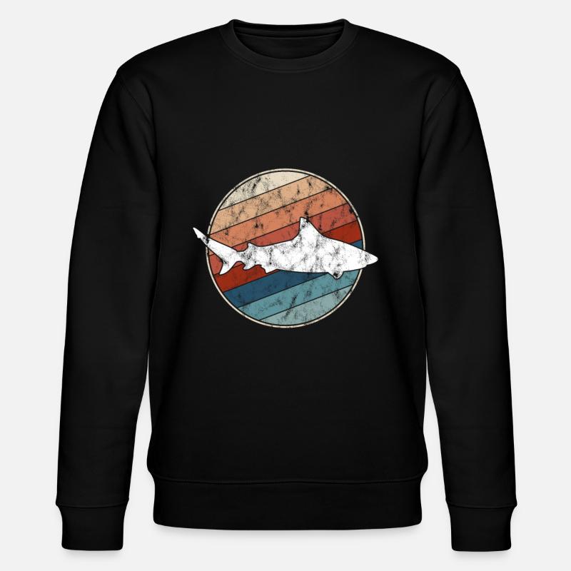 Requin rétro - Sweat bio CHANGER Stanley/Stella Unisexe - noir