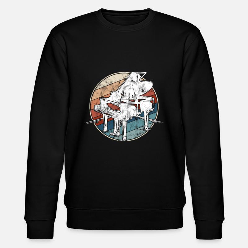 Piano Rétro - Sweat bio CHANGER Stanley/Stella Unisexe - noir