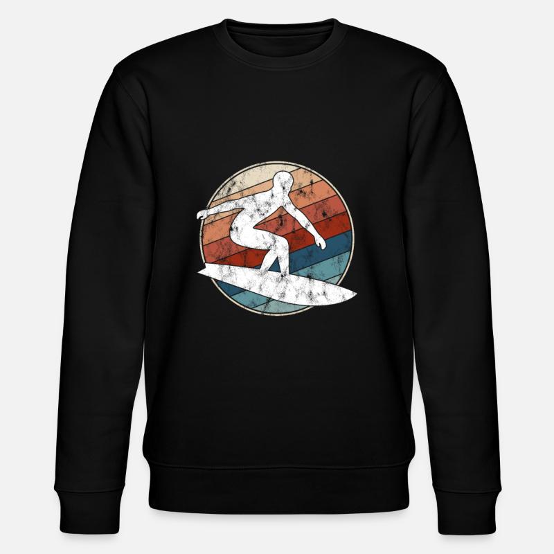 Surf Rétro - Sweat bio CHANGER Stanley/Stella Unisexe - noir
