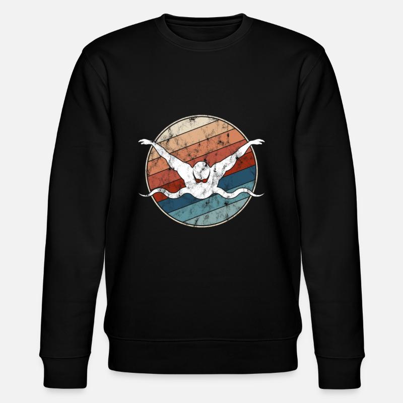 Natation Rétro - Sweat bio CHANGER Stanley/Stella Unisexe - noir