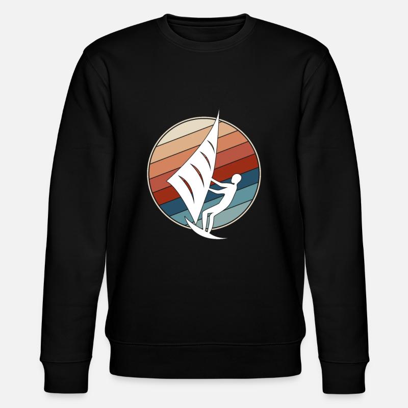 Cerf-volant rétro - Sweat bio CHANGER Stanley/Stella Unisexe - noir