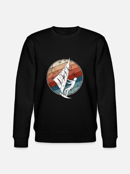 Kite Retro - Stanley/Stella CHANGER Unisex Organic Sweatshirt - black